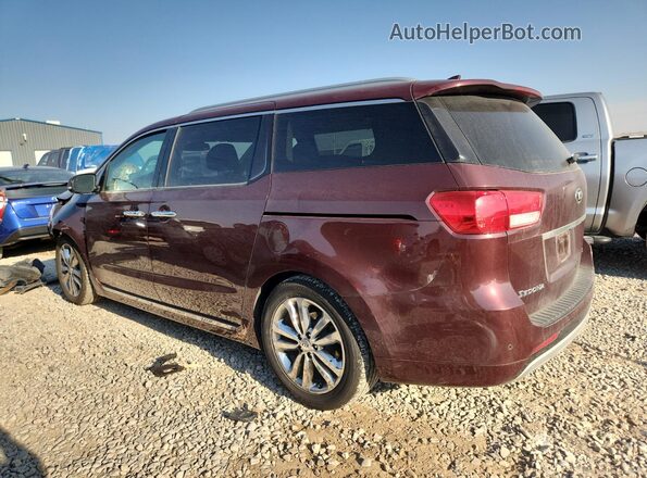 KNDME5C14J6377255 2018 KIA SEDONA Maroon 