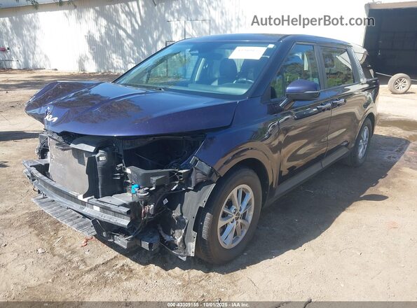 KNDNB4H33R6328481 2024 KIA CARNIVAL MPV Синий Передняя левая четверть