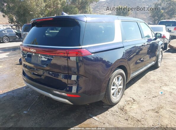 KNDNB4H33R6328481 2024 KIA CARNIVAL MPV Синий Задняя правая четверть