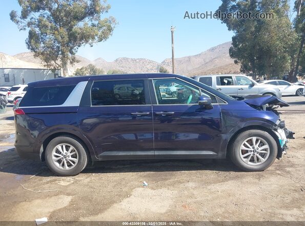 KNDNB4H33R6328481 2024 KIA CARNIVAL MPV Синий Панорамный вид салона 360°