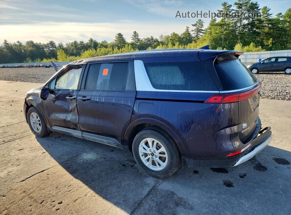 KNDNB4H37R6321341 2024 KIA CARNIVAL Синий Задняя левая четверть