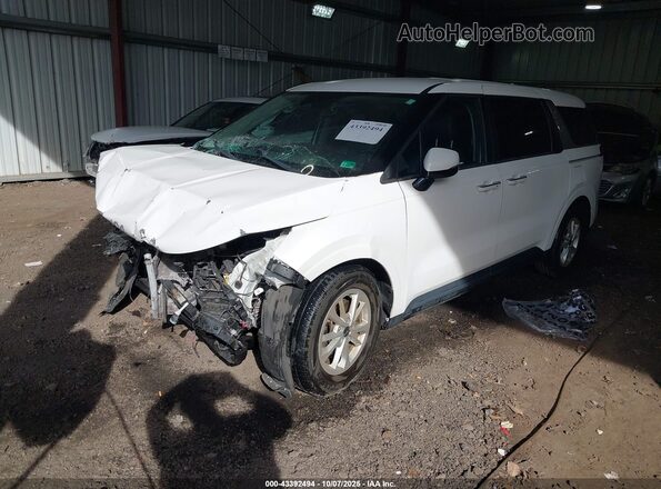 KNDNB4H38N6157902 2022 KIA CARNIVAL MPV White Передня ліва чверть