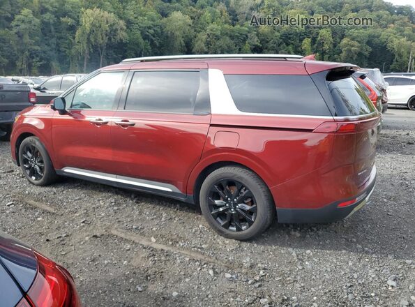 KNDNE5H32P6276125 2023 KIA CARNIVAL Бордовый Задняя левая четверть