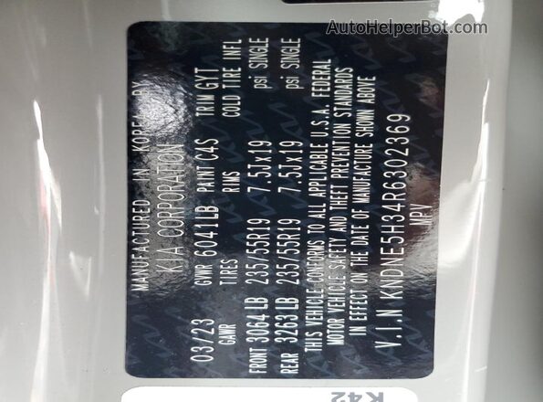 KNDNE5H34R6302369 2024 KIA CARNIVAL Gray 