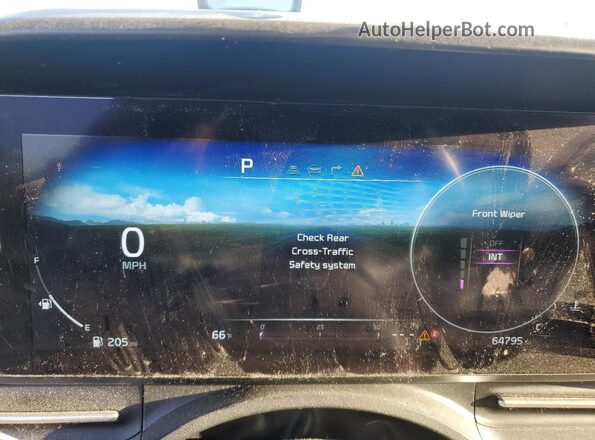 KNDNE5H37P6209097 2023 KIA CARNIVAL Blue Սարքավորումների վահանակի տեսք