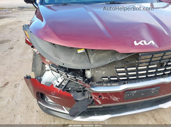 KNDNE5H3XP6291519 2023 KIA CARNIVAL MPV Maroon Widok z przodu