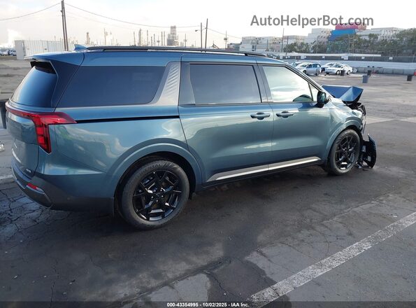 KNDNE5KAXS6076433 2025 KIA CARNIVAL MPV HYBRID Синий Задняя правая четверть