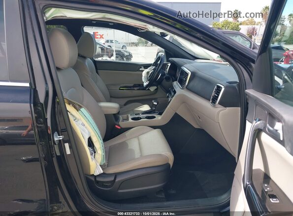 KNDP63AC1L7806920 2020 KIA SPORTAGE Черный Вид салона спереди