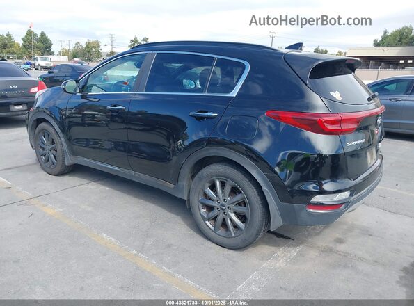 KNDP63AC1L7806920 2020 KIA SPORTAGE Черный Задняя левая четверть