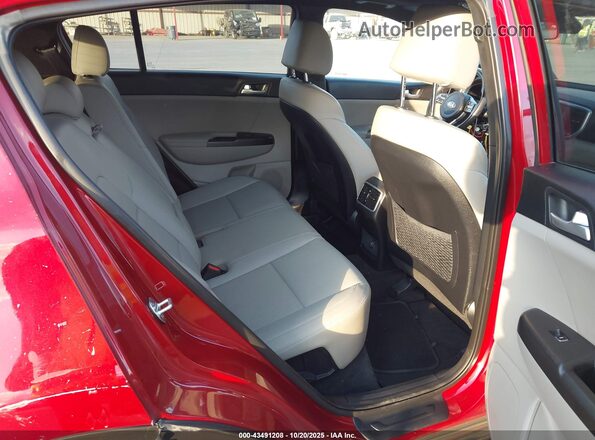 KNDP63AC2L7832541 2020 KIA SPORTAGE Red VIN კოდის სტიკერის ხედი
