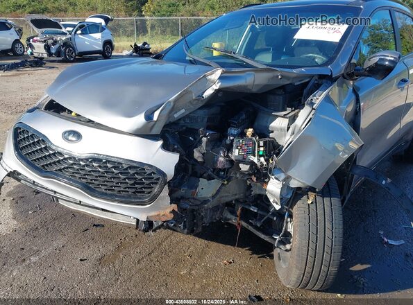 KNDP63AC4M7854154 2021 KIA SPORTAGE Gray წინა ხედი
