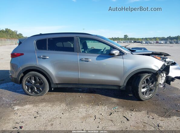 KNDP63AC4M7854154 2021 KIA SPORTAGE Gray უკანა სალონის ხედი
