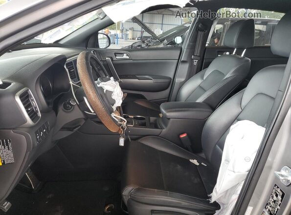 KNDP63AC8L7718706 2020 KIA SPORTAGE Silver წინა სალონის ხედი