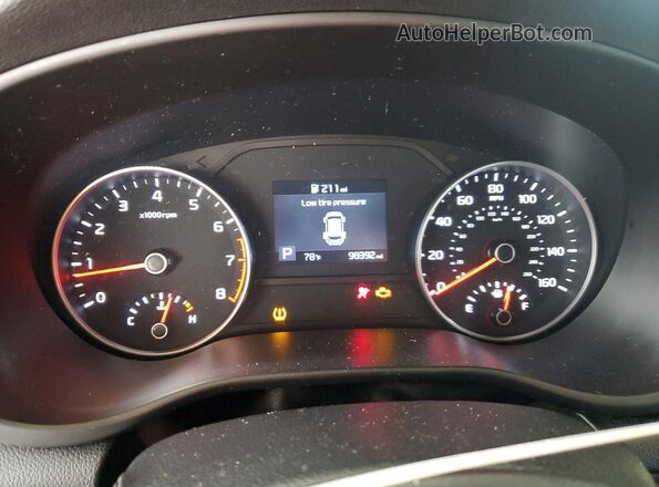 KNDP63AC8L7718706 2020 KIA SPORTAGE Silver ხელსაწყოთა პანელის ხედი