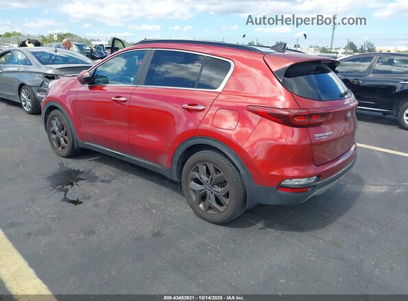 KNDP63AC8L7779943 2020 KIA SPORTAGE Red უკანა მარცხენა
