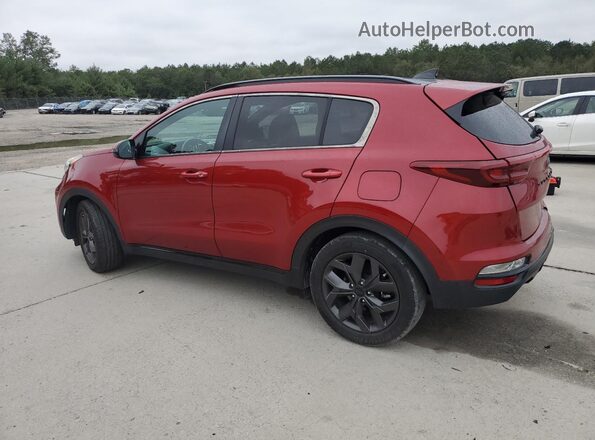 KNDP63AC9M7928605 2021 KIA SPORTAGE Red Задня ліва чверть
