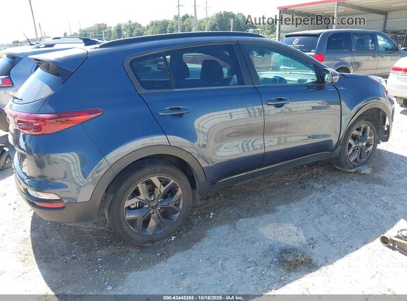 KNDP63AC9N7955157 2022 KIA SPORTAGE Blue უკანა მარჯვენა