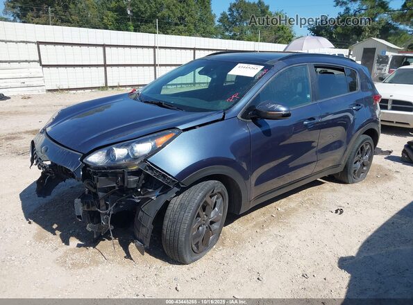 KNDP63AC9N7955157 2022 KIA SPORTAGE Blue წინა მარცხენა ხედი სამი მეოთხედიდან
