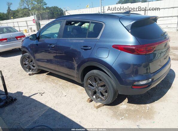 KNDP63AC9N7955157 2022 KIA SPORTAGE Blue უკანა მარცხენა