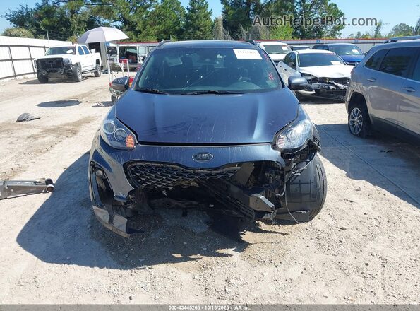 KNDP63AC9N7955157 2022 KIA SPORTAGE Blue უკანა სალონის ხედი