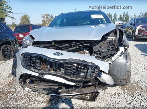 KNDP6CAC0L7649820 2020 KIA SPORTAGE Silver წინა ხედი