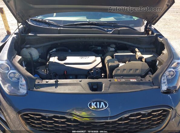 KNDP6CAC0L7659151 2020 KIA SPORTAGE Black უკანა ხედი