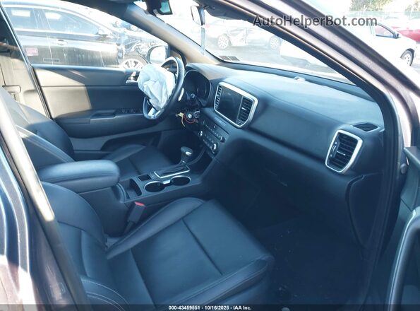 KNDP6CAC3N7954392 2022 KIA SPORTAGE Blue Widok wnętrza z przodu
