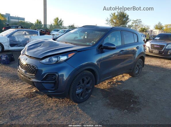 KNDP6CAC3N7954392 2022 KIA SPORTAGE Blue Przód lewy