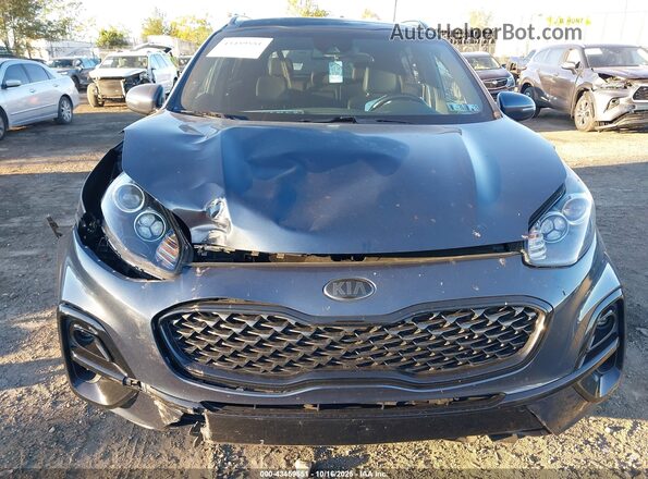 KNDP6CAC3N7954392 2022 KIA SPORTAGE Blue Widok z przodu