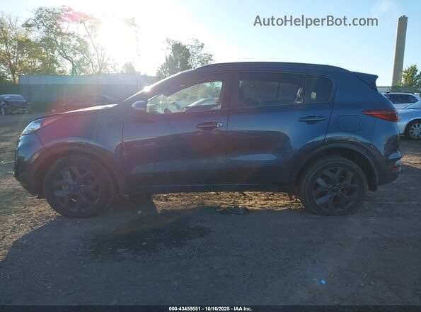 KNDP6CAC3N7954392 2022 KIA SPORTAGE Blue Widok wnętrza z tyłu