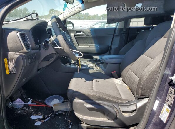 KNDPM3AC0L7814982 2020 KIA SPORTAGE Gray წინა სალონის ხედი