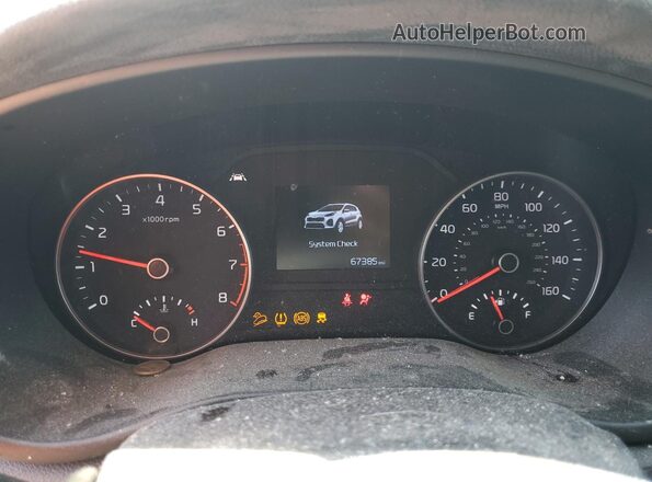 KNDPM3AC0L7814982 2020 KIA SPORTAGE Gray ხელსაწყოთა პანელის ხედი