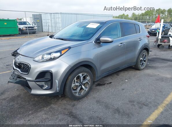 KNDPM3AC0L7837825 2020 KIA SPORTAGE Gray Առջևի ձախ երեք քառորդ տեսարան