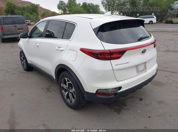 KNDPM3AC1N7002206 2022 KIA SPORTAGE White Trasero izquierdo