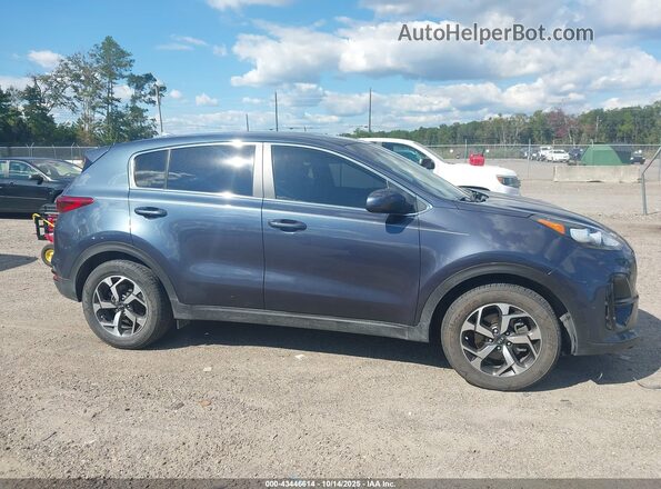 KNDPM3AC3L7791066 2020 KIA SPORTAGE Blue უკანა სალონის ხედი
