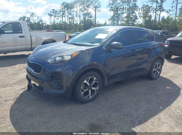 KNDPM3AC3L7791066 2020 KIA SPORTAGE Blue წინა მარცხენა ხედი სამი მეოთხედიდან