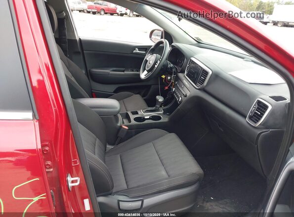 KNDPM3AC3M7902832 2021 KIA SPORTAGE Red Vista interior delantera