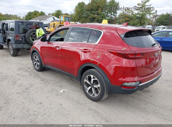 KNDPM3AC3M7902832 2021 KIA SPORTAGE Red Trasero izquierdo