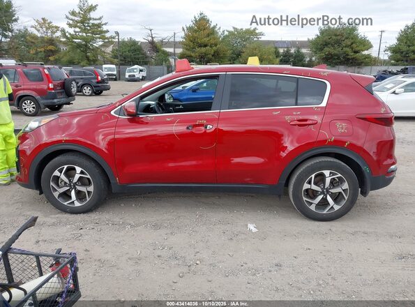 KNDPM3AC3M7902832 2021 KIA SPORTAGE Red Vista interior de 360 grados
