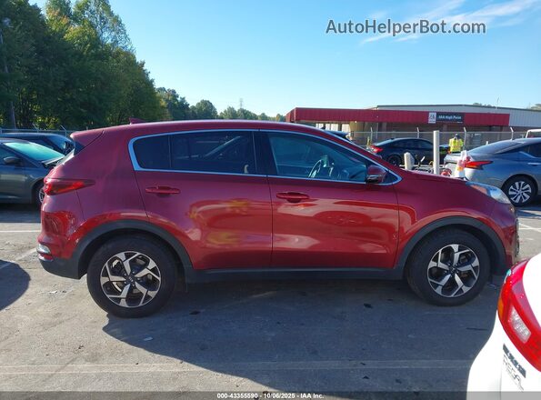 KNDPM3AC5L7831311 2020 KIA SPORTAGE Red უკანა სალონის ხედი