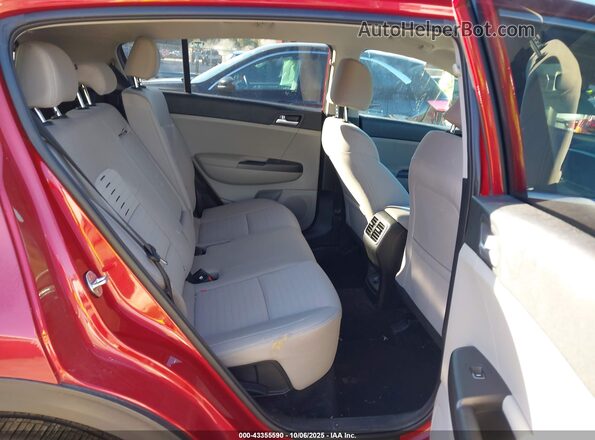 KNDPM3AC5L7831311 2020 KIA SPORTAGE Red VIN კოდის სტიკერის ხედი