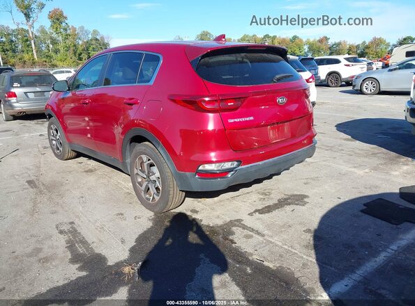KNDPM3AC5L7831311 2020 KIA SPORTAGE Red უკანა მარცხენა