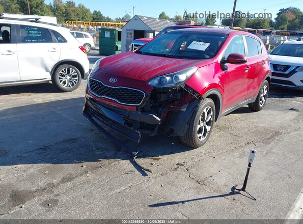 KNDPM3AC5L7831311 2020 KIA SPORTAGE Red წინა მარცხენა ხედი სამი მეოთხედიდან