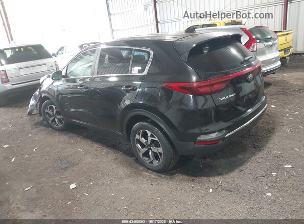 KNDPM3AC6M7862598 2021 KIA SPORTAGE Black Trasero izquierdo