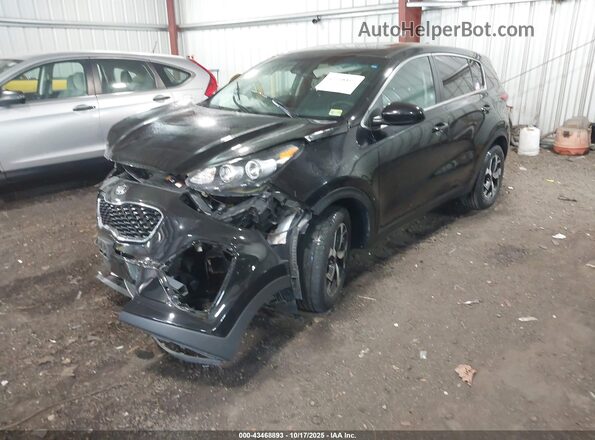 KNDPM3AC6M7862598 2021 KIA SPORTAGE Black Vista tres cuartos delantera izquierda