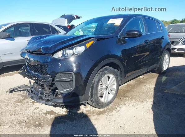 KNDPM3AC9K7525694 2019 KIA SPORTAGE Black Передня ліва чверть