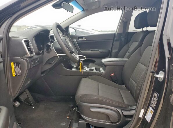 KNDPM3ACXL7803763 2020 KIA SPORTAGE Black წინა სალონის ხედი