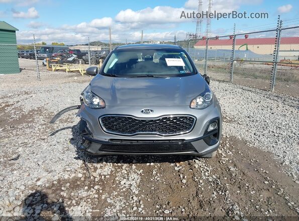 KNDPMCAC0M7880028 2021 KIA SPORTAGE Silver Вид щитка приладів