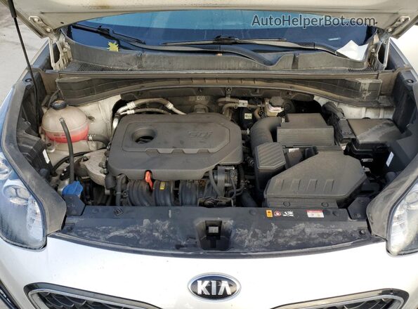 KNDPMCAC0N7011625 2022 KIA SPORTAGE Silver Vista del compartimento del motor