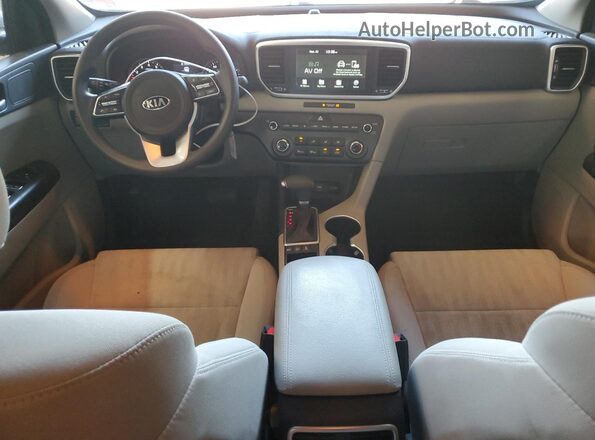 KNDPMCAC1L7711621 2020 KIA SPORTAGE Silver Dashboard view